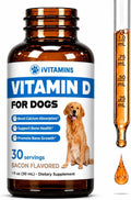 Vitamina D para Perros - Apoya Huesos Fuertes, Articulaciones y Más - Gotas Líquidas - 30 ml