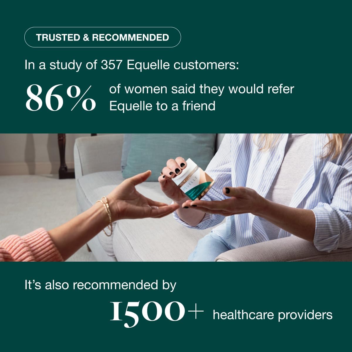 EQUELLE Alivio Multi-Síntoma Perimenopausia y Menopausia, 60 Comprimidos