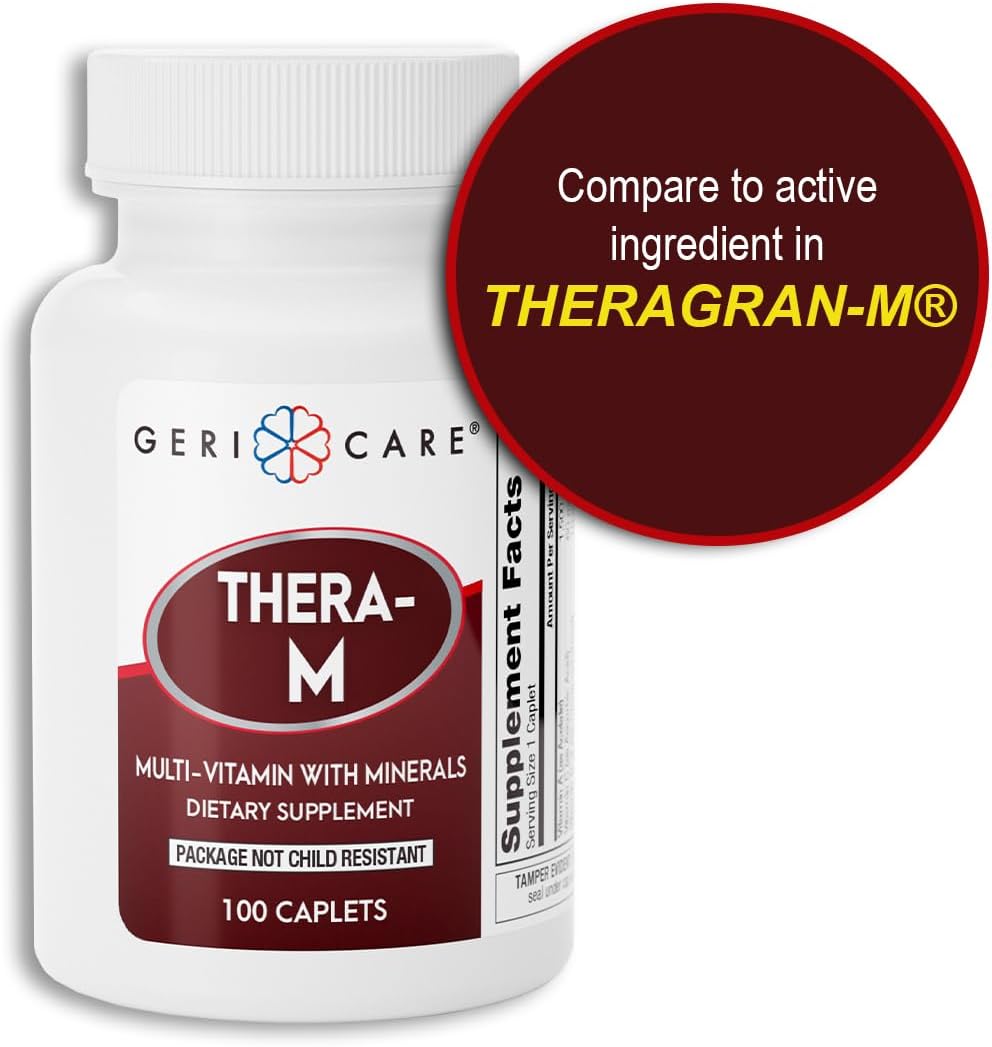GeriCare Thera M Multivitamínico en Comprimidos, 100 Comprimidos