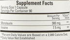 Monolaurina 300 mg 90 Cápsulas