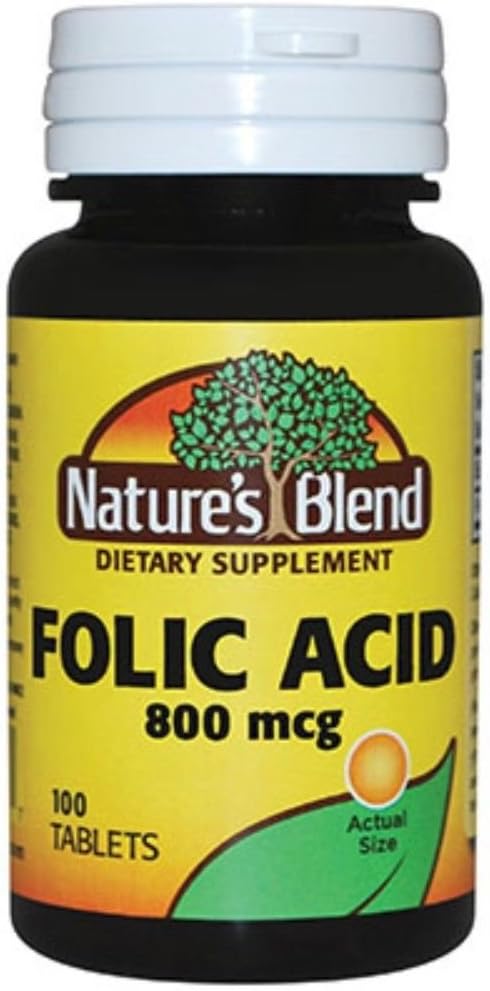 Ácido Fólico 800 mcg, 100 Comprimidos