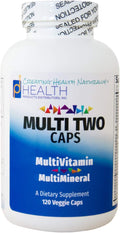 Multi Two (120 Cápsulas) - Fórmula Avanzada de Multivitaminas, Minerales y Cofactores de Espectro Completo - Vitaminas Coenzimáticas - Cápsulas Vegetales