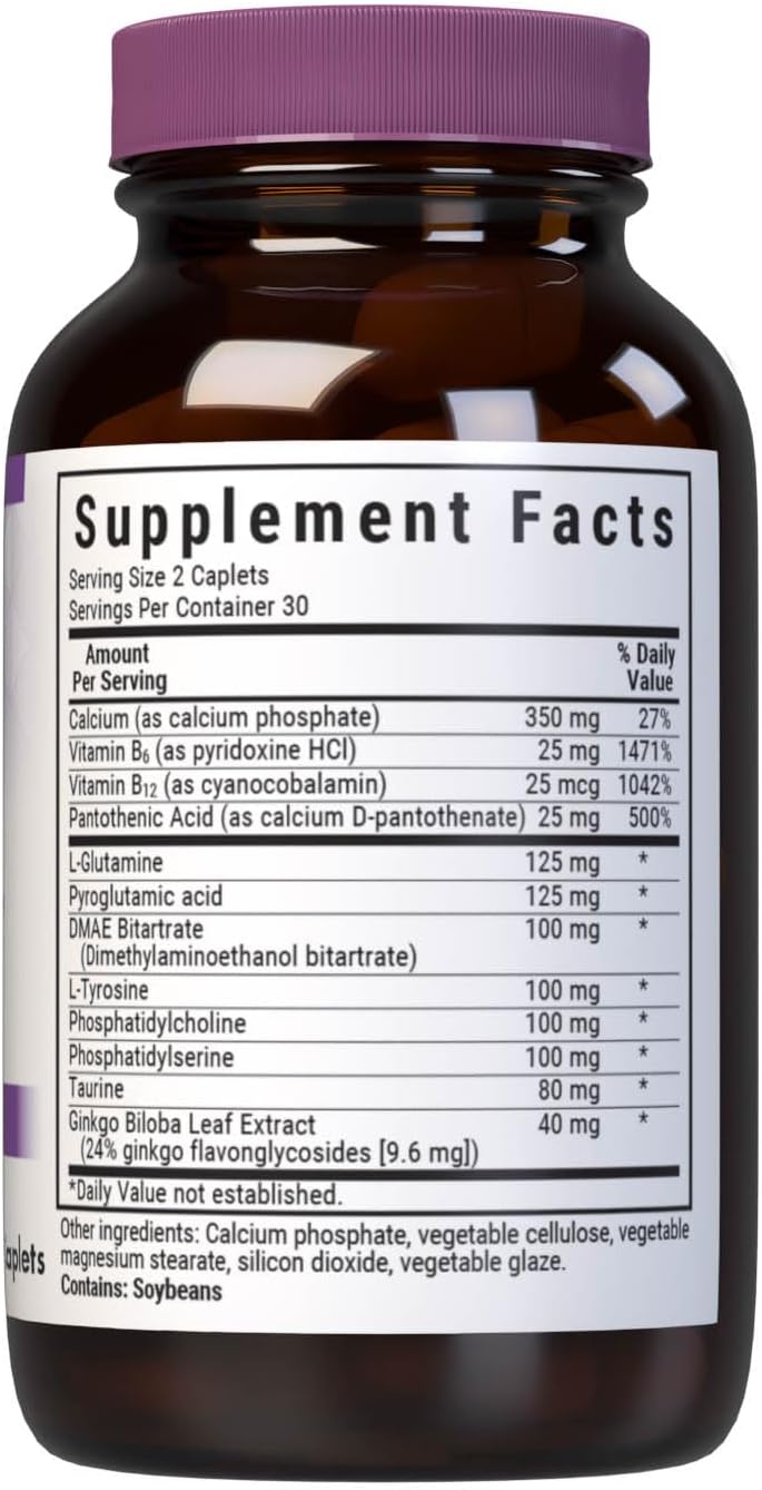 BlueBonnet Power Thought - Suplemento para la Salud Cerebral, 60 Comprimidos