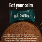 GEM Calm Bite – Snack de Magnesio con Melisa y Clorela, 7 Unidades (Plátano y Canela)