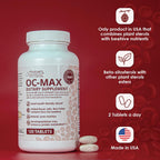 Rawleigh OC-MAX Salud Cardiaca – Esteroles Vegetales 800 mg + Antioxidantes | 120 Comprimidos