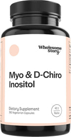 Wholesome Story Myo-Inositol y D-Chiro Inositol (Proporción 40:1), 90 Cápsulas