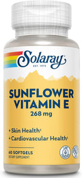 SOLARAY Sunflower Vitamin E 268 mg (400 IU) - 60 Softgels