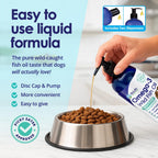 Aceite de Pescado Líquido para Perros con Omega 3, 6 y 9, Salvaje de Islandia - 473 ml