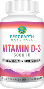 Best Earth Naturals Complemento Inmunitario Multivitamínico para Adultos con Vitamina C 30 mg, Vitamina E 30 UI, Cúrcuma, Hongos, Ajo y Más - 60 Cápsulas