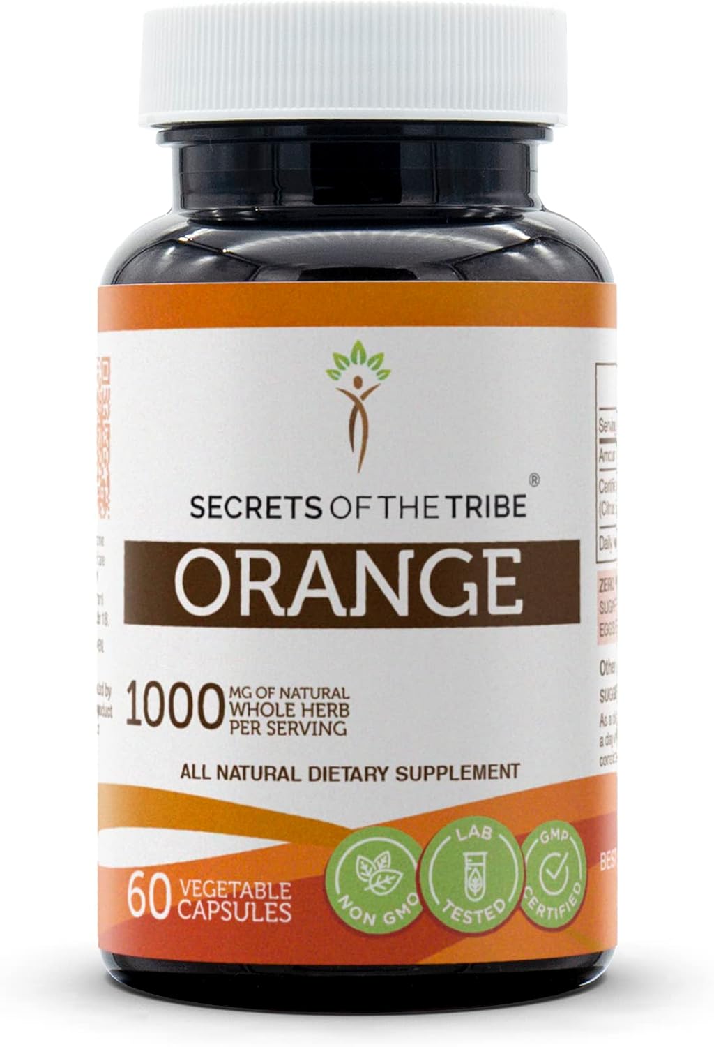 Secrets of the Tribe Cáscara de Naranja 1000 mg - 60 Cápsulas