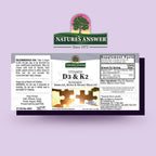 Nature's Answer Vitamina D3 y K2 - Gotas Líquidas Orales 0.5 oz (15 ml)