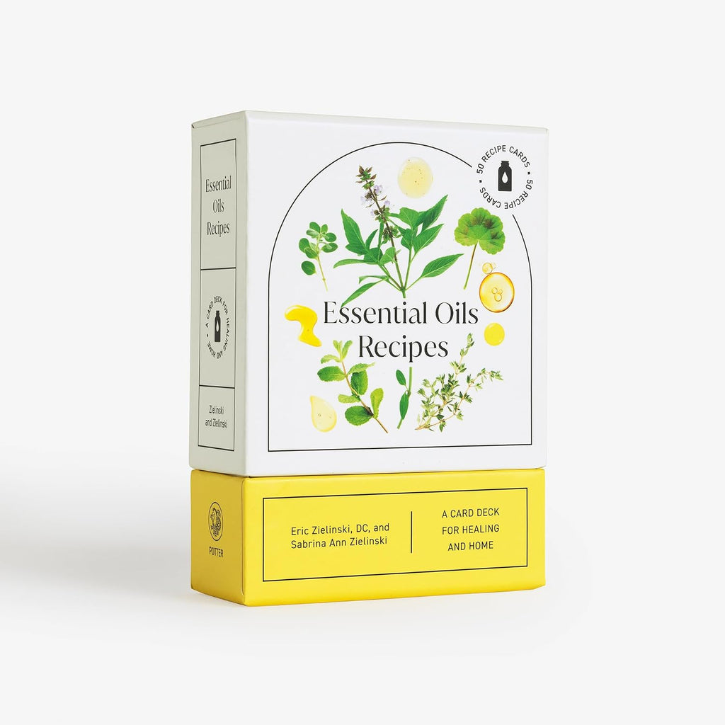 Essential Oil Recipes: 52-Card Deck for Healing and Home: 50 Recipes