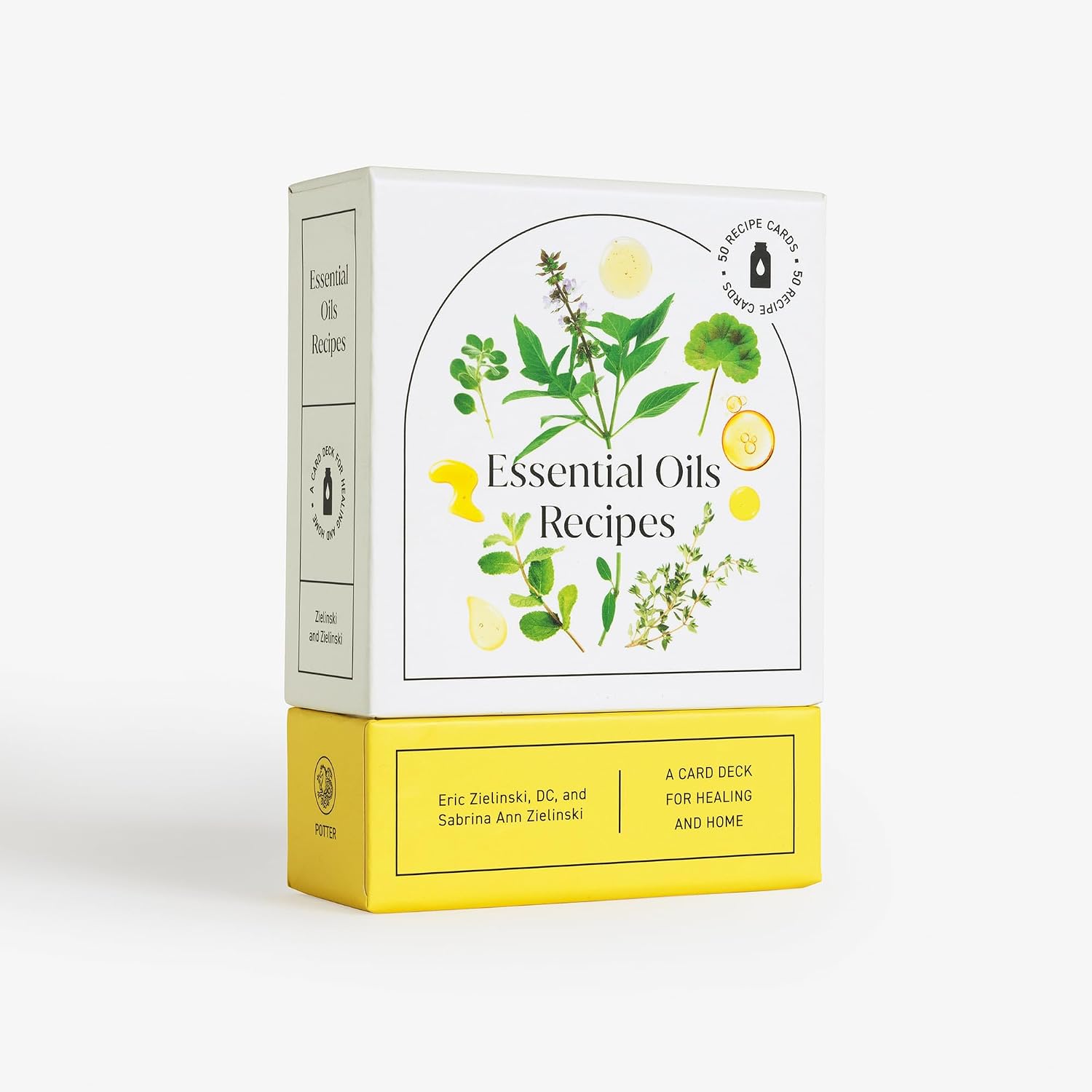 Essential Oil Recipes: 52-Card Deck for Healing and Home: 50 Recipes