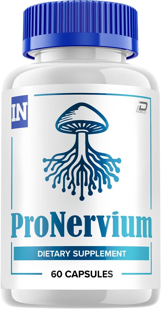 Pronervium Nerve Health Support Pills - Suplemento Avanzado para Nervios y Memoria (60 Cápsulas)