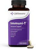 LifeSeasons Immuni-T - Suplemento de Apoyo Inmunológico con Saúco, Equinácea, Andrographis, Arabinogalactanos y Hojas de Olivo - 90 Cápsulas