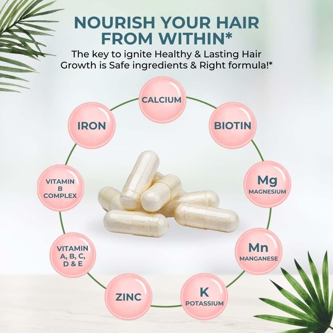 VITAL NUTRITIVE Vital Hair Complex - Biotina y Vitaminas B para Cabello, Piel y Uñas