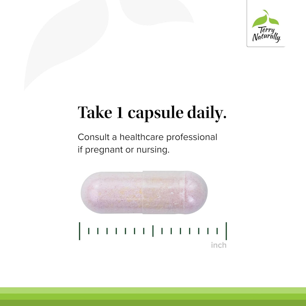 Terry Naturally BioActive Vitamin B - 60 Capsules - Bioactive Forms of Vitamin B12, Folate and B6