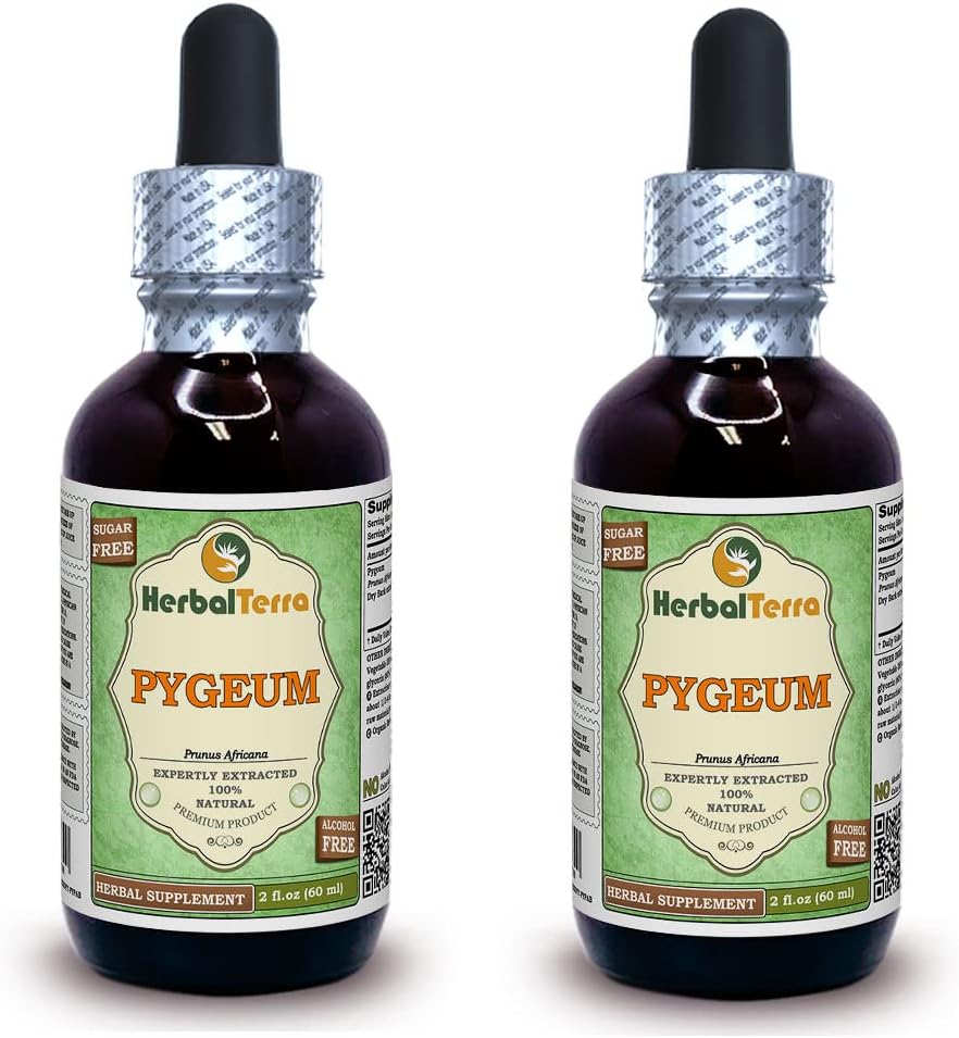 Extracto de Pygeum Africano (Prunus Africana) en Glicerina - Sin Alcohol - 2x60 ml | HerbalTerra