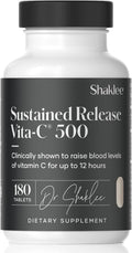 Shaklee Sustained Release Vita-C® 500mg, 180 Comprimidos