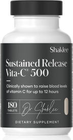 Shaklee Sustained Release Vita-C® 500mg, 180 Comprimidos