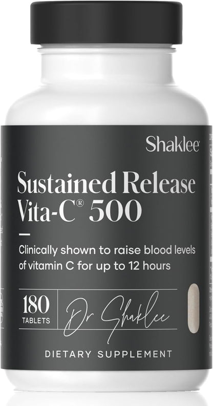 Shaklee Sustained Release Vita-C 500mg - 180 Comprimidos – Image 1