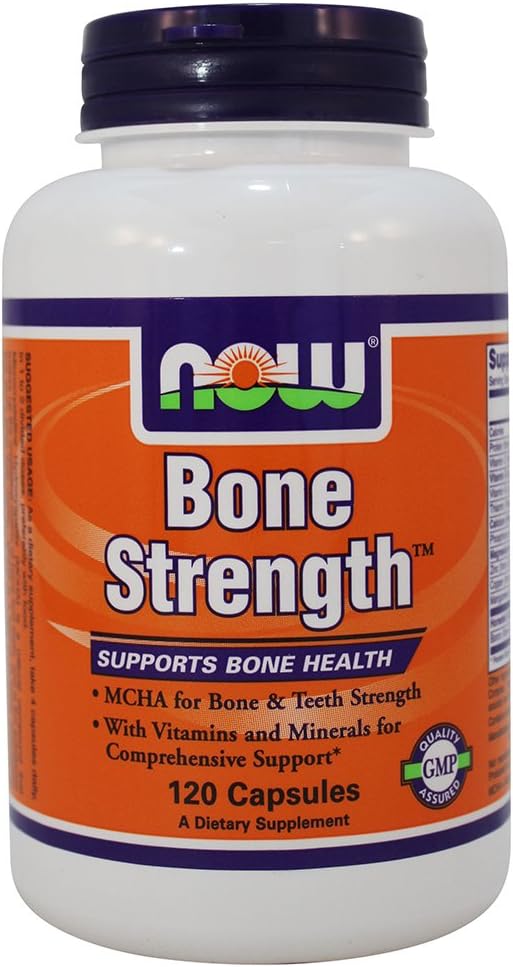 NOW Bone Strength - 120 Cápsulas (Pack de 2)