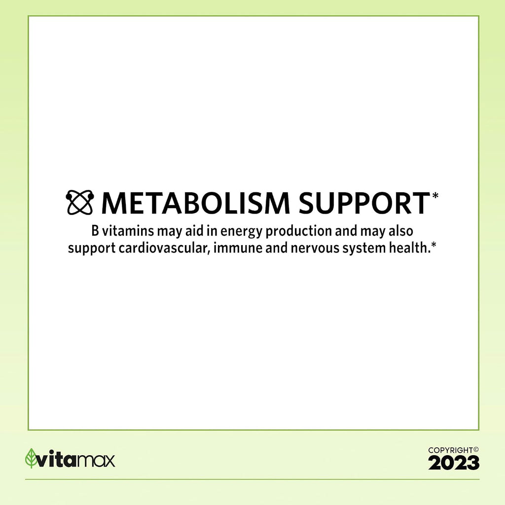 Spring Valley Super Vitamin B-Complex Tablets, 100 Comprimidos