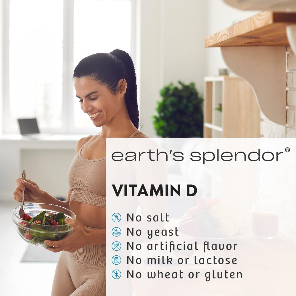 Earth's Splendor Vitamina D 2000 UI – 75 Comprimidos