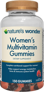 Nature's Wonder Women's Multivitamin Gummies - Gominolas Multivitamínicas para Mujeres, 150 unidades