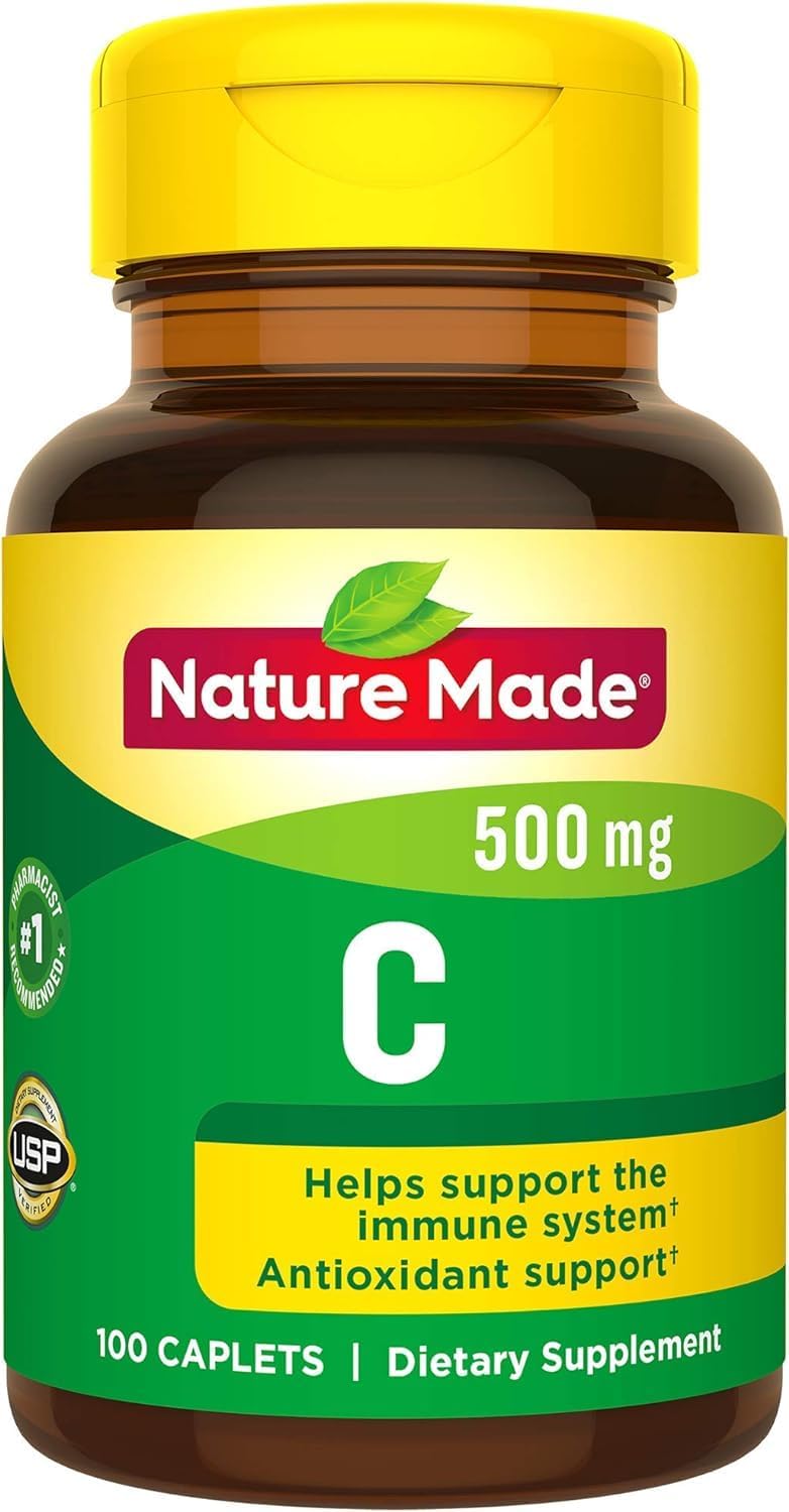 Nature Made Vitamina C 500 mg - 100 Comprimidos