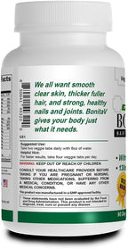 Essential Source Bonita V - Vitaminas Veganas para Cabello, Piel y Uñas con Biotina - 180 Comprimidos