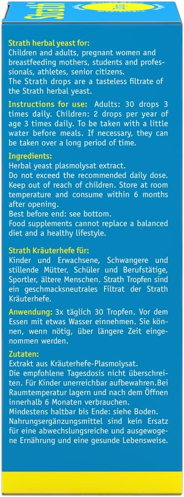 Strath Nutritional Yeast Liquid Syrup 3.4 Oz