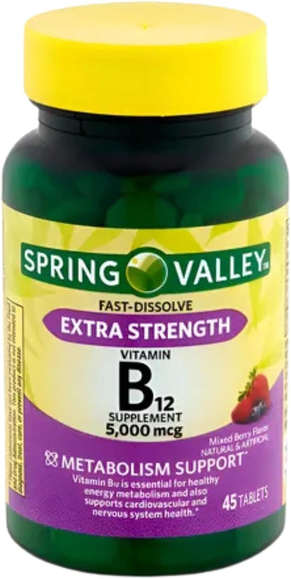Vitamina B12 5000 mcg - 45 Comprimidos de – Veganos y vegetarianos: La vitamina B12 se encuentra principalmente en – Image 7