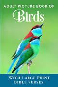 Libro de Aves para Adultos: Con Versículos Bíblicos en Letra Grande (Libros Cristianos para Personas Mayores con Demencia)