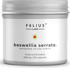 FOLIUS LABS Extracto de Boswellia Serrata 500mg (65% Ácidos Boswélicos) - 120 Cápsulas