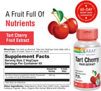 Solaray Extracto de Cereza Ácida 850 mg, 90 Cápsulas Veganas