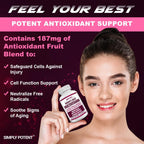 Simply Potent Multivitamínico para Mujeres – 37 Vitaminas y Minerales con Biotina, Té Verde y Complejo B, 60 Cápsulas