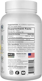 MRI Vitamina C 1000mg con Bioflavonoides - 180 Comprimidos Vegetarianos