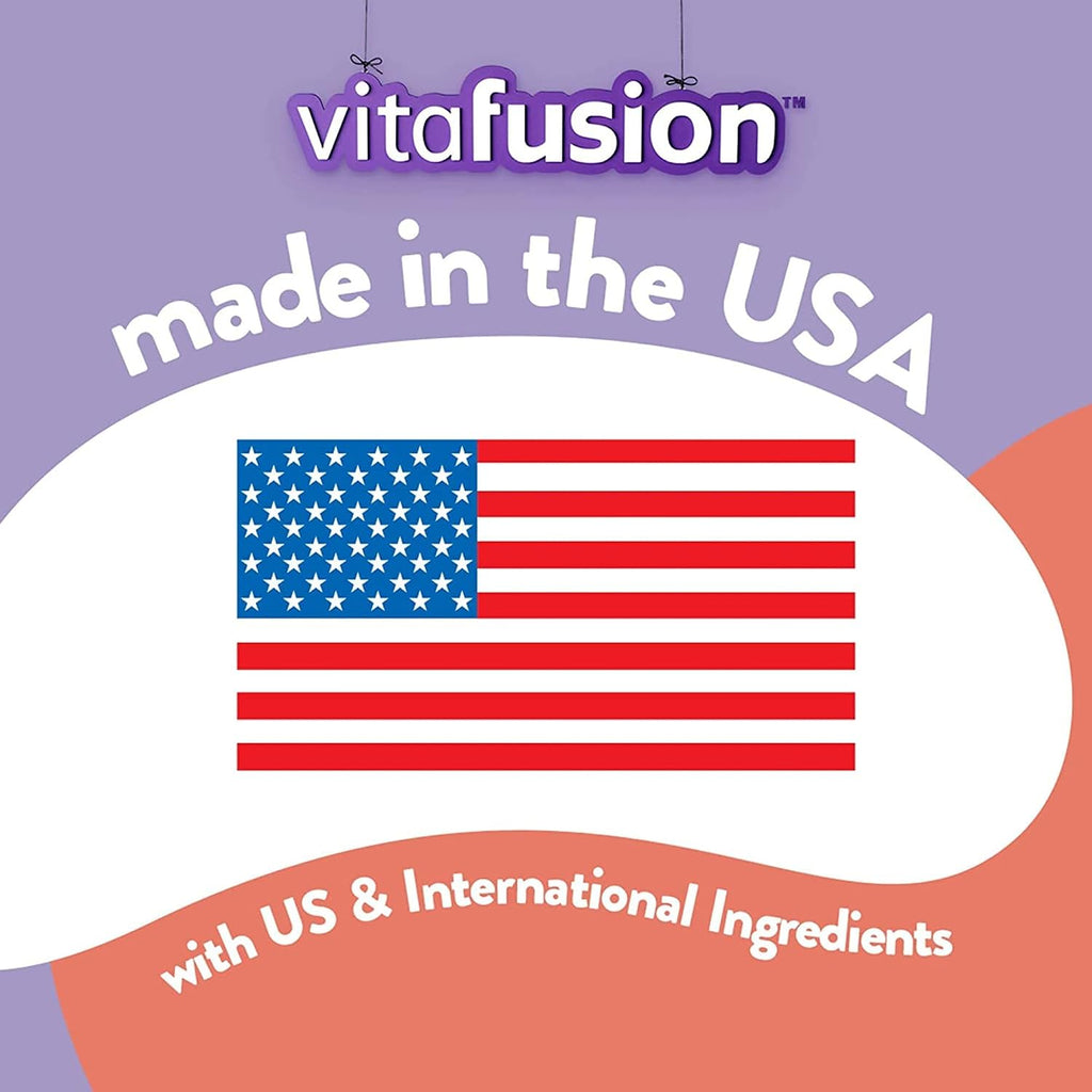 Vitafusion MultiVites Gomitas Multivitamínicas para Adultos Sabor Berry, Peach y Naranja - 150 uds, Paquete de 2