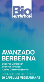 Bio Nutrition Advanced Berberine - 50 Cápsulas Vegetarianas - 1200 mg por Ración