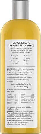 Shed-X Complemento Líquido para Perros 473ml (16oz) – Control de Muda y Salud del Pelaje