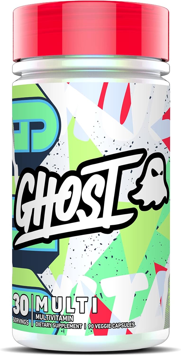 GHOST Multi Multivitamin - Multivitamínico para Hombres y Mujeres, 90 Cápsulas