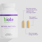 Biote Methyl Factors+ - Cápsulas para Circulación y Estado de Ánimo (90 cápsulas)