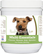 Healthy Breeds Welsh Terrier Multi-Essentials Polvo para Perros - Suplemento de Vitaminas y Minerales - 227 g