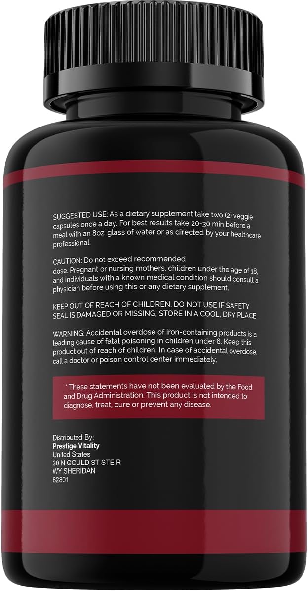 Erecpower Cápsulas para Hombres - Suplemento Multivitamínico