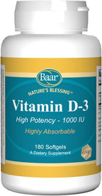 Baar Vitamina D-3, Softgels