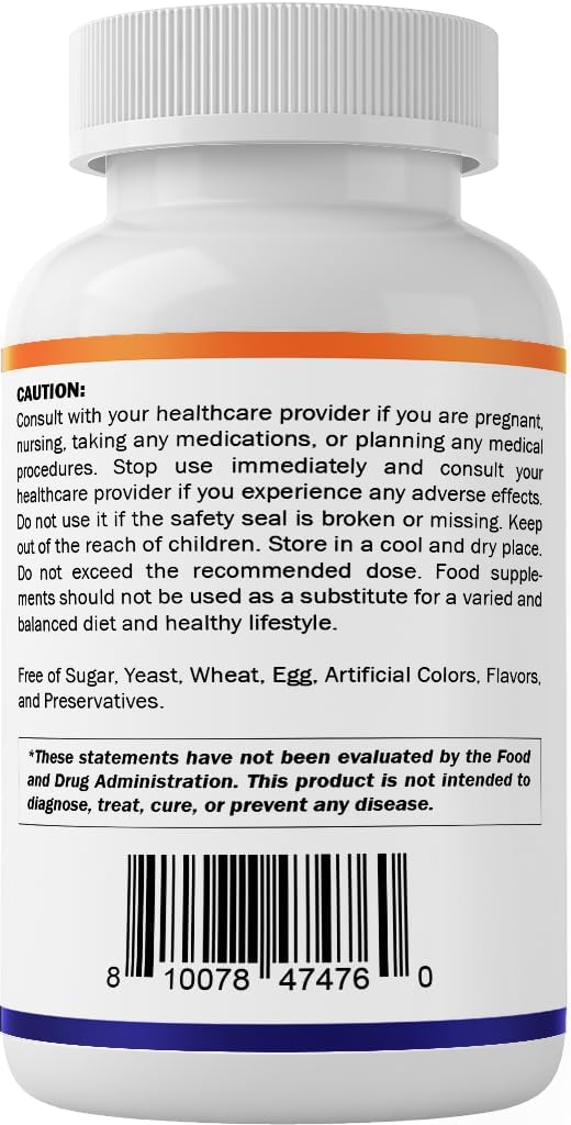 Vitamatic Orotato de Litio 20 mg, 90 Cápsulas - Veggie Caps, No Transgénico, Sin Gluten