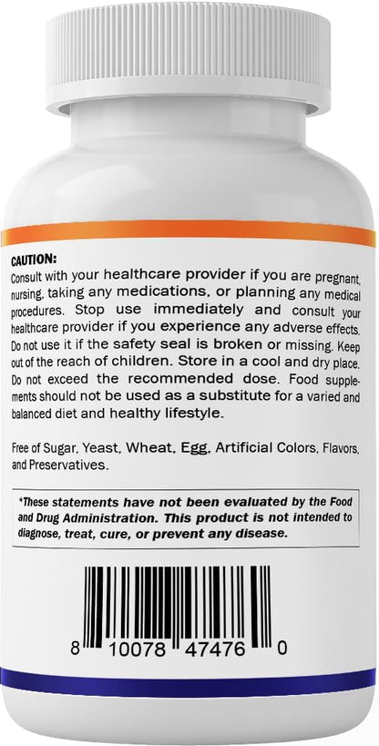Vitamatic Orotato de Litio 20 mg, 90 Cápsulas - Veggie Caps, No Transgénico, Sin Gluten – Image 9