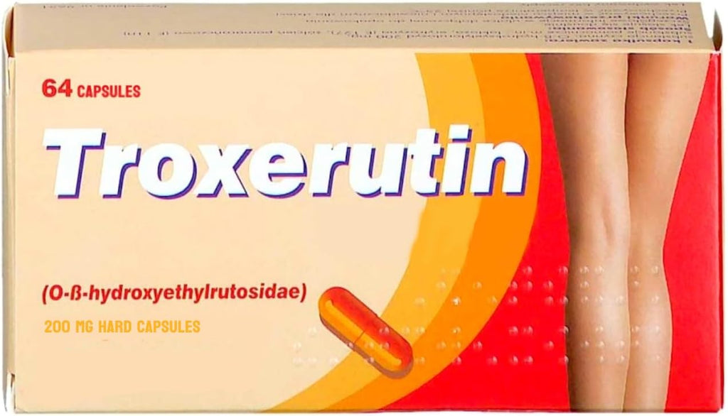 Troxerutina 200 mg, 64 cápsulas