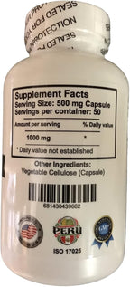 Calaguala 500 mg - 100 Cápsulas de Polypodium Leucotomos
